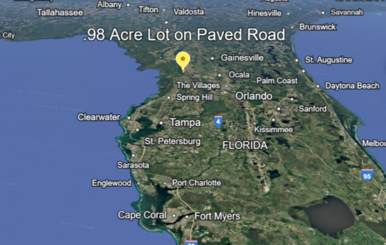 .98 Acre Lot in Rainbow Lakes Estates, Dunnellon
